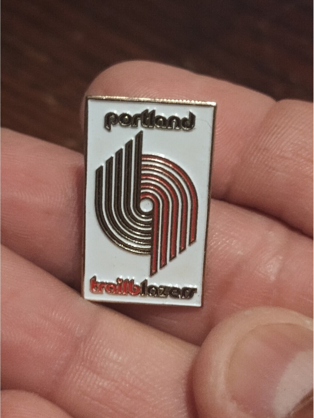 NBA  Portland Trailblazers ‎ 80s  90s Logo Lapel Pin by CP & D